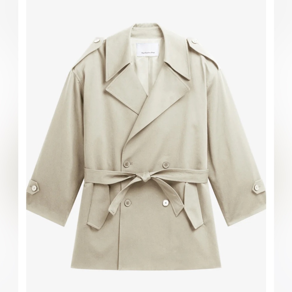 The Frankie Shop Over Sized Trench Coat - Picture 4 of 7